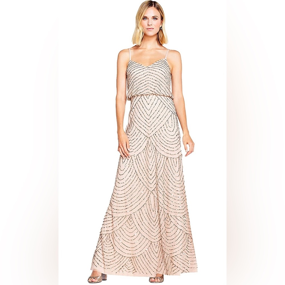 Adrianna Papell beaded dress
